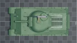 M4A3 (105), top, in Multicrew Tank Combat