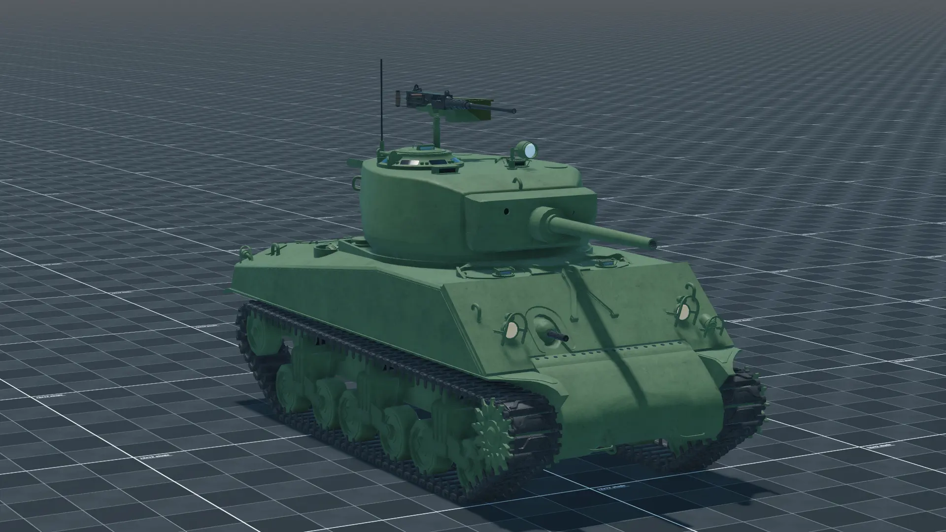 M4A3E2 (75) Jumbo, perspective, in Multicrew Tank Combat