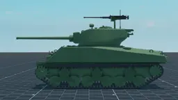 M4A3E2 (76) Jumbo, left, in Multicrew Tank Combat