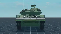M551 Sheridan, back, in Multicrew Tank Combat