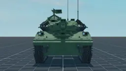 M551 Sheridan, front, in Multicrew Tank Combat