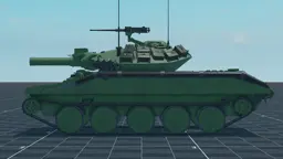 M551 Sheridan, left, in Multicrew Tank Combat