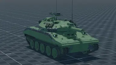 M551 Sheridan, perspective, in Multicrew Tank Combat