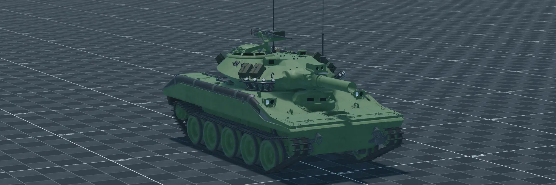 M551 Sheridan, perspective banner, in Multicrew Tank Combat