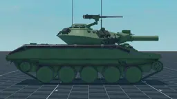 M551 Sheridan, right, in Multicrew Tank Combat