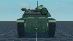 M60A1 RISE Passive, back, in Multicrew Tank Combat