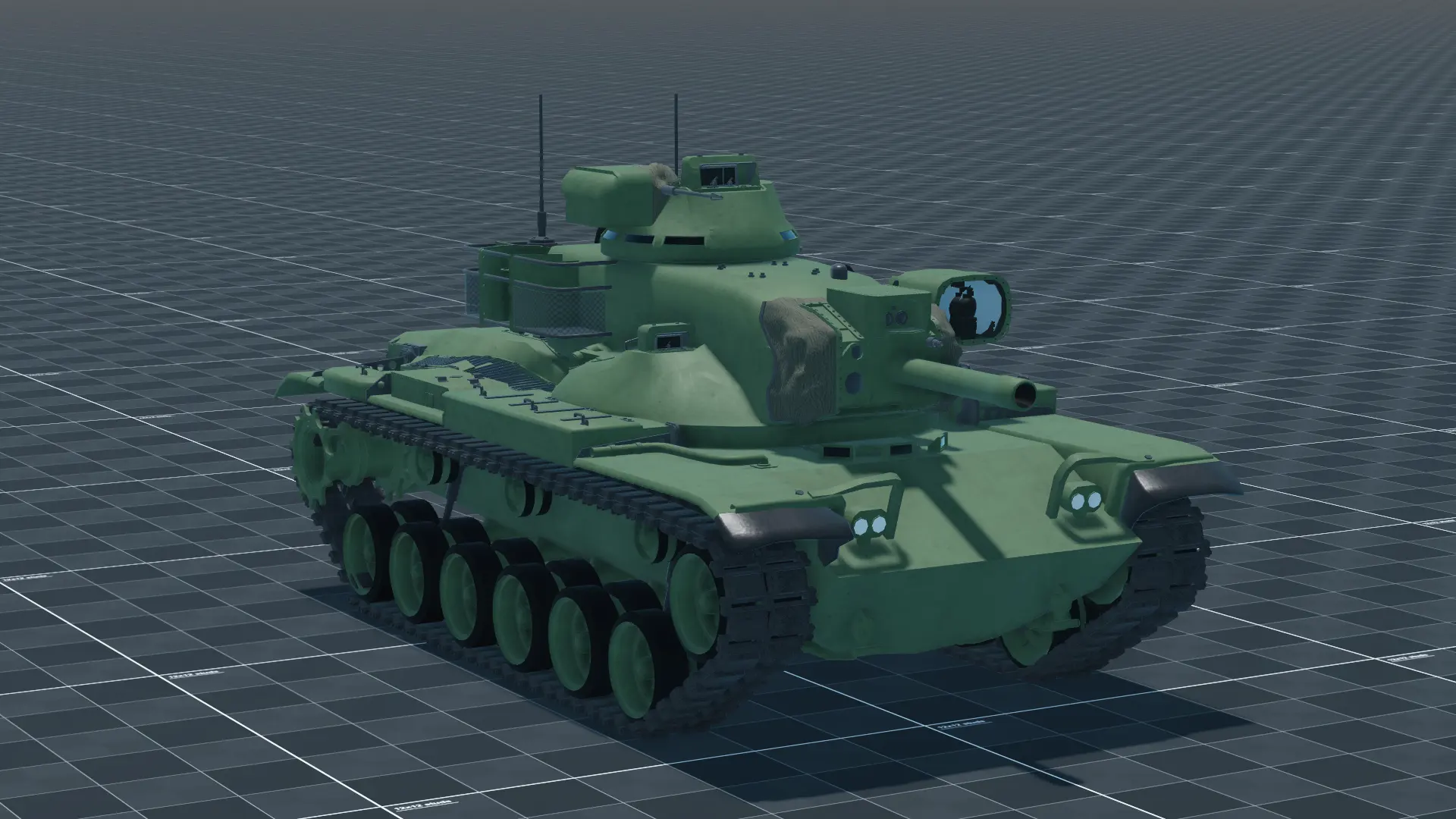 M60A2 Starship, perspective, in Multicrew Tank Combat