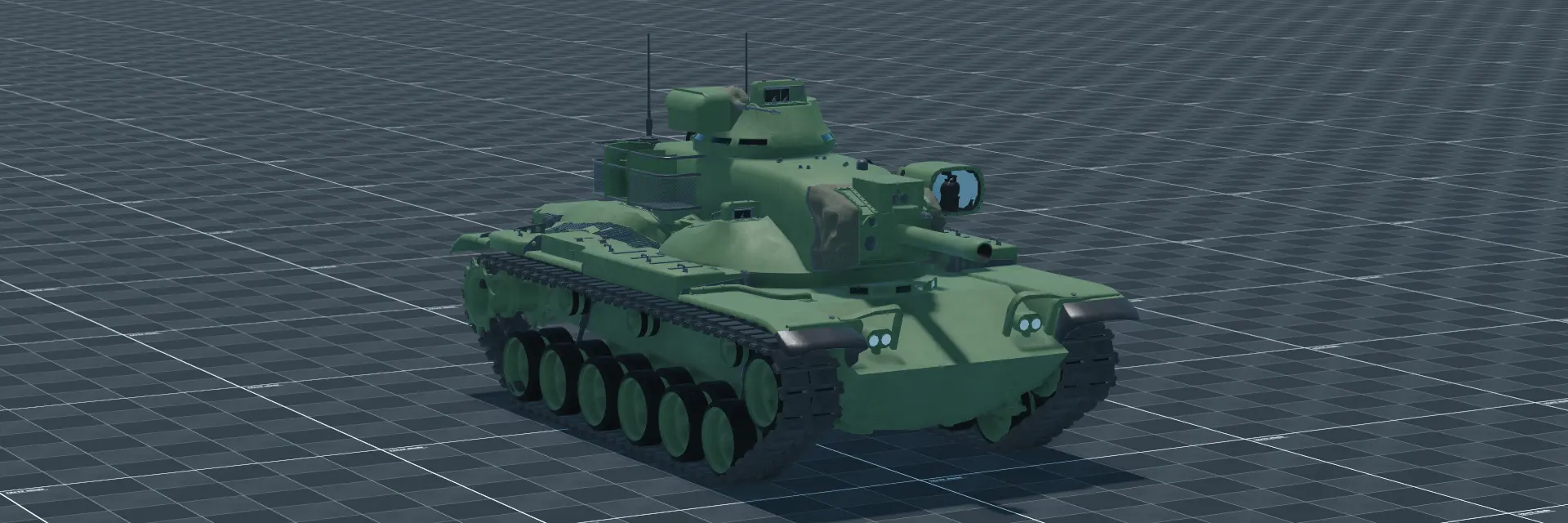 M60A2 Starship, perspective banner, in Multicrew Tank Combat