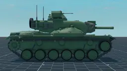 M60A2 Starship, right, in Multicrew Tank Combat