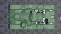 M60A2 Starship, top, in Multicrew Tank Combat