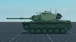 M60A3 TTS, left, in Multicrew Tank Combat