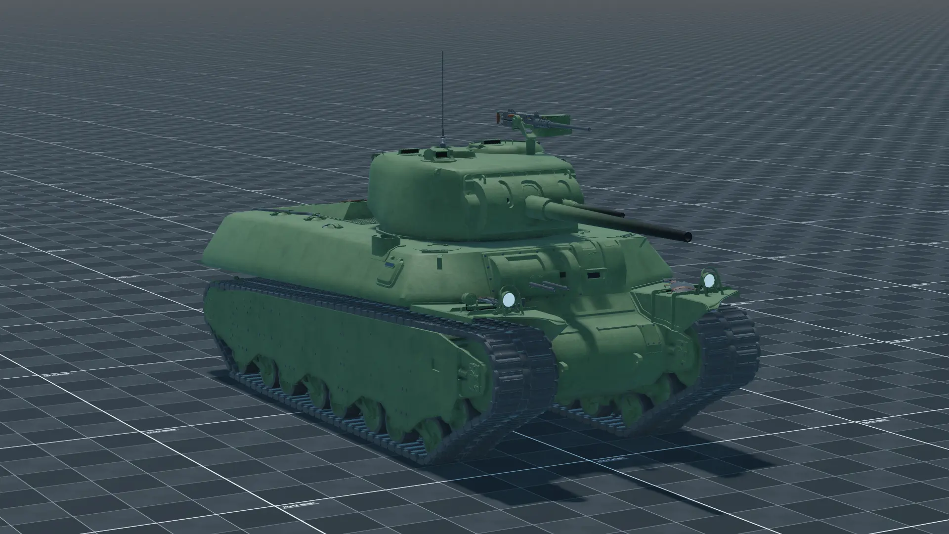 M6A2, perspective, in Multicrew Tank Combat