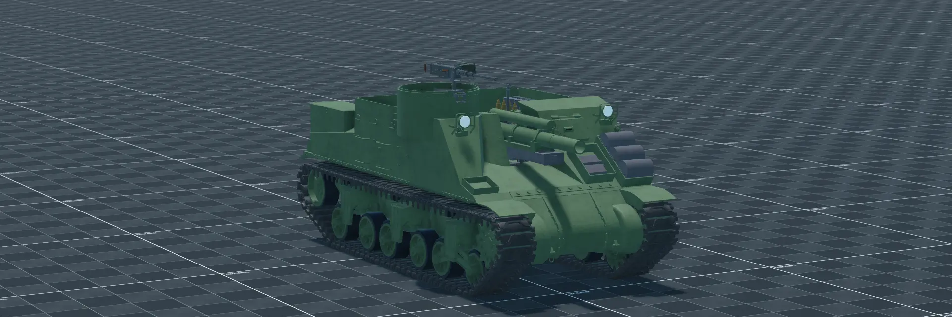 M7 Priest, perspective banner, in Multicrew Tank Combat