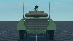 M8 Greyhound, back, in Multicrew Tank Combat