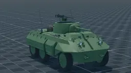 M8 Greyhound, perspective, in Multicrew Tank Combat