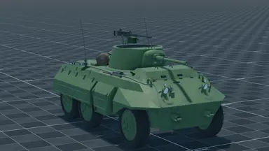 M8 Greyhound, perspective, in Multicrew Tank Combat