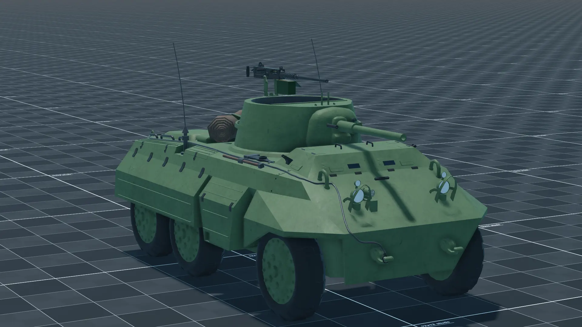 M8 Greyhound, perspective, in Multicrew Tank Combat