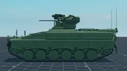 Marder 1A3, left, in Multicrew Tank Combat