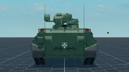 Marder A1, back, in Multicrew Tank Combat