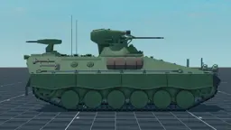 Marder A1, right, in Multicrew Tank Combat