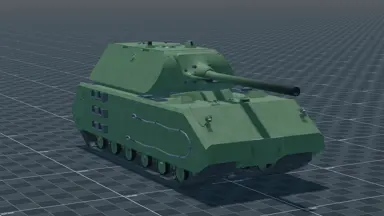 Maus, perspective, in Multicrew Tank Combat