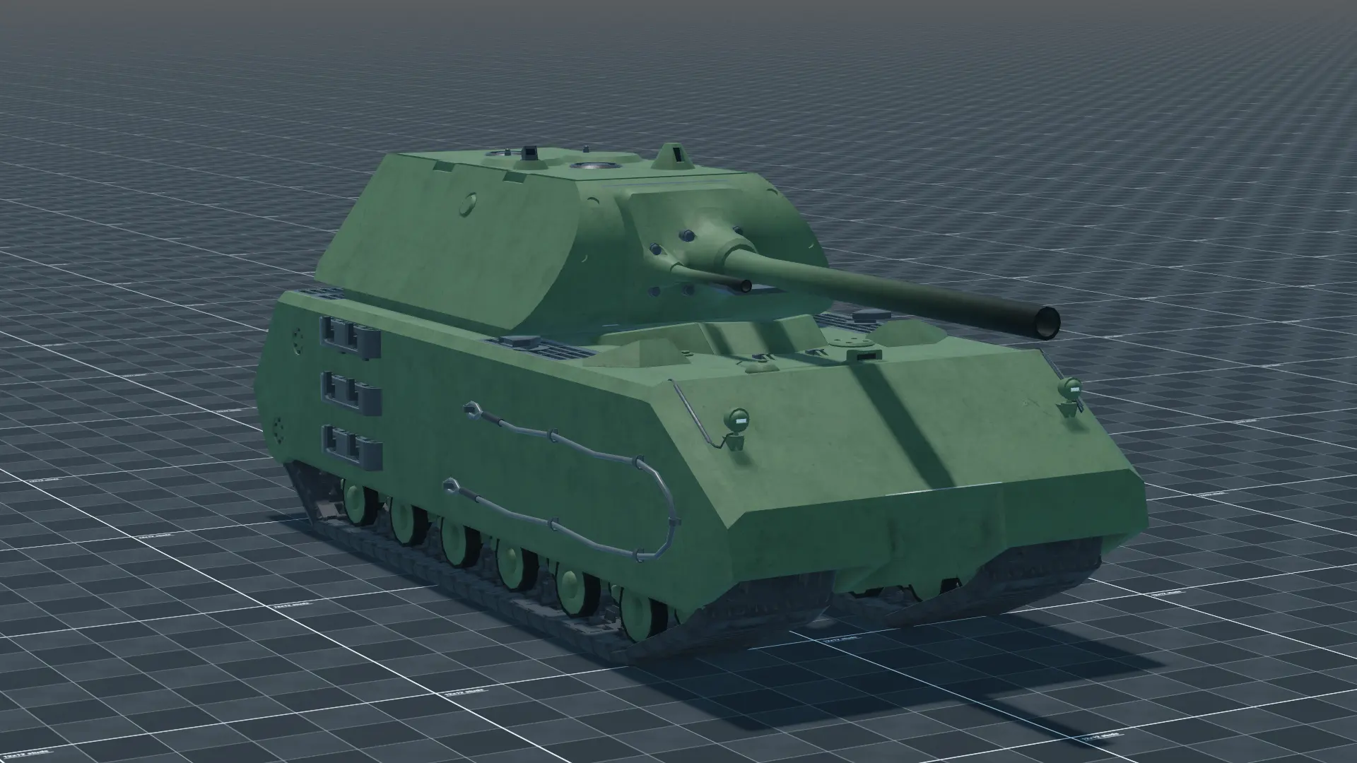 Maus, perspective, in Multicrew Tank Combat