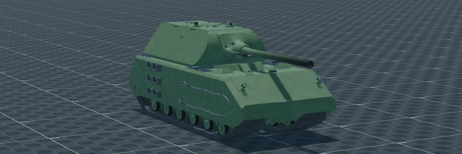 Maus, perspective banner, in Multicrew Tank Combat