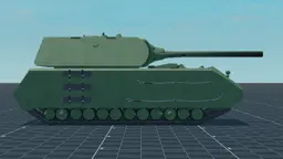 Maus, right, in Multicrew Tank Combat