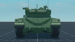 Merkava Mk.1B, back, in Multicrew Tank Combat