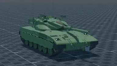 Merkava Mk.1B, perspective, in Multicrew Tank Combat