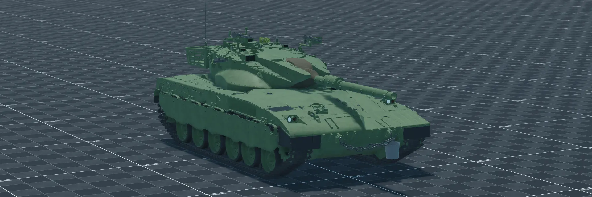 Merkava Mk.1B, perspective banner, in Multicrew Tank Combat