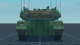 Merkava Mk.4M, back, in Multicrew Tank Combat