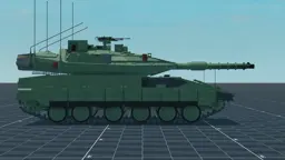 Merkava Mk.4M, right, in Multicrew Tank Combat