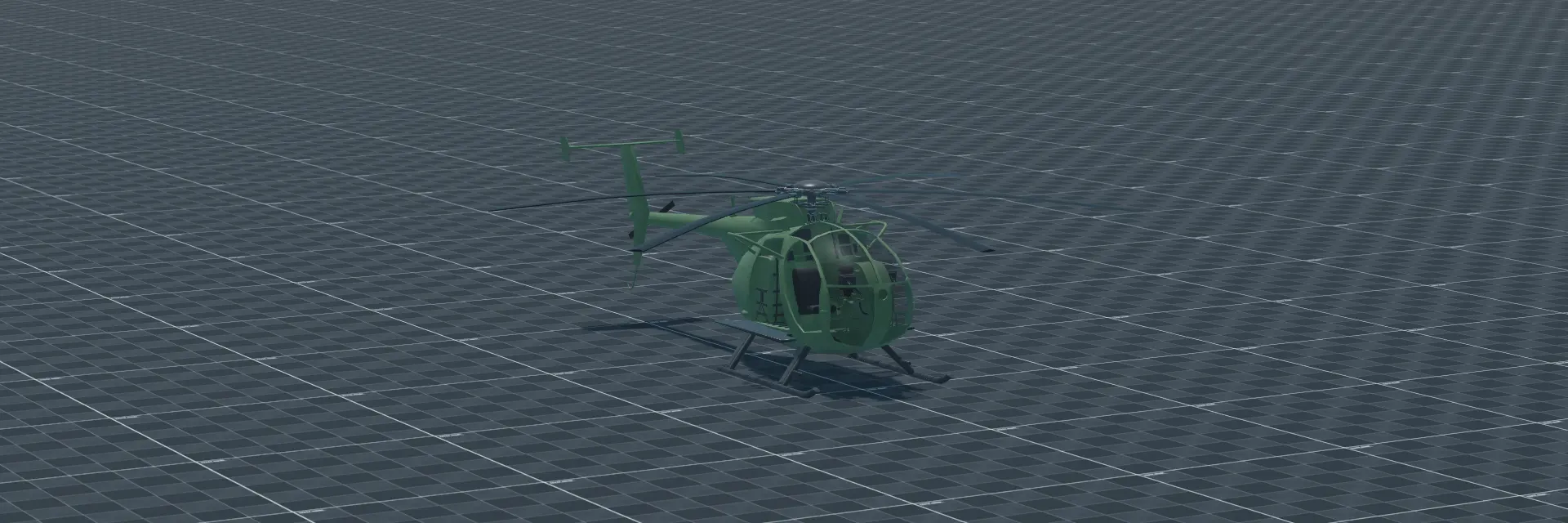MH-6 Little Bird, perspective banner, in Multicrew Tank Combat