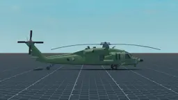 MH-60L DAP, right, in Multicrew Tank Combat