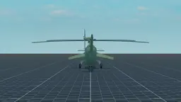 Mi-24V, back, in Multicrew Tank Combat