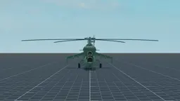 Mi-24V, front, in Multicrew Tank Combat