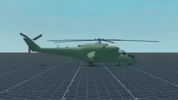 Mi-24V, right, in Multicrew Tank Combat