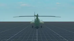 Mi-24VM, back, in Multicrew Tank Combat
