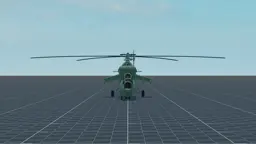 Mi-24VM, front, in Multicrew Tank Combat