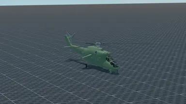 Mi-24VM, perspective, in Multicrew Tank Combat
