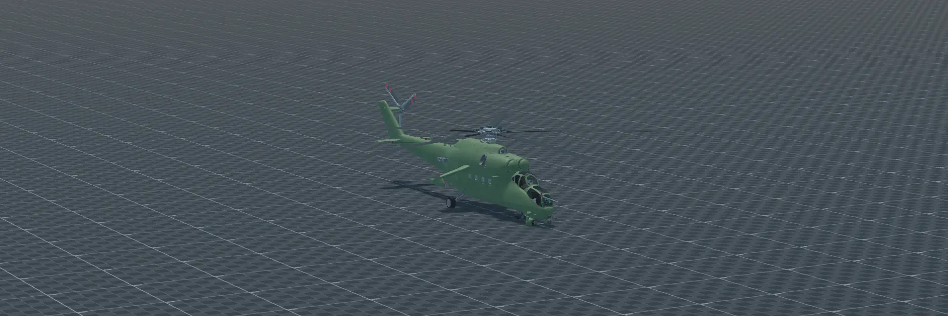 Mi-24VM, perspective banner, in Multicrew Tank Combat