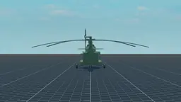 Mi-8AMTSh, back, in Multicrew Tank Combat