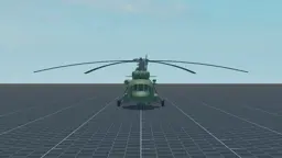 Mi-8AMTSh, front, in Multicrew Tank Combat