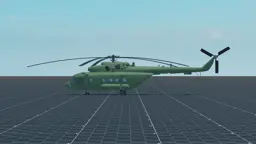 Mi-8AMTSh, left, in Multicrew Tank Combat