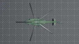 Mi-8AMTSh, top, in Multicrew Tank Combat