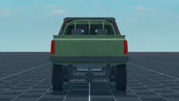 MiKi Truck Company Model 1 ARMOURED, back, in Multicrew Tank Combat