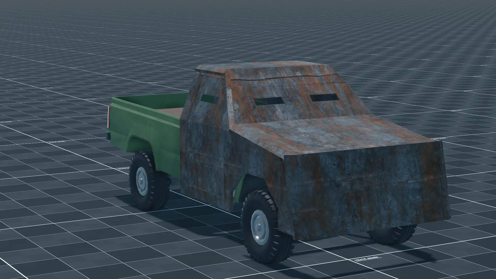 MiKi Truck Company Model 1 ARMOURED, perspective, in Multicrew Tank Combat