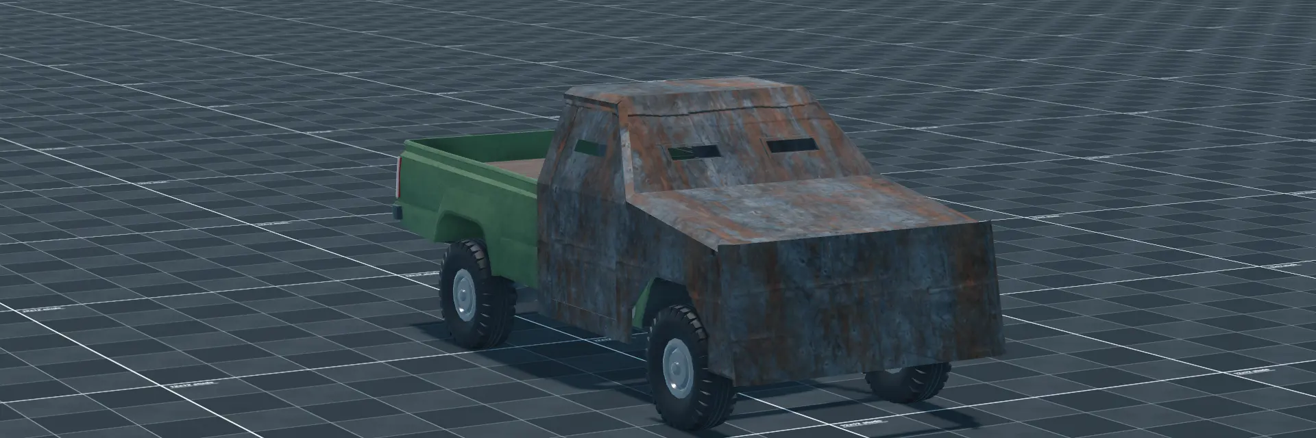 MiKi Truck Company Model 1 ARMOURED, perspective banner, in Multicrew Tank Combat