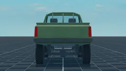 MiKi Truck Company Model 1, back, in Multicrew Tank Combat